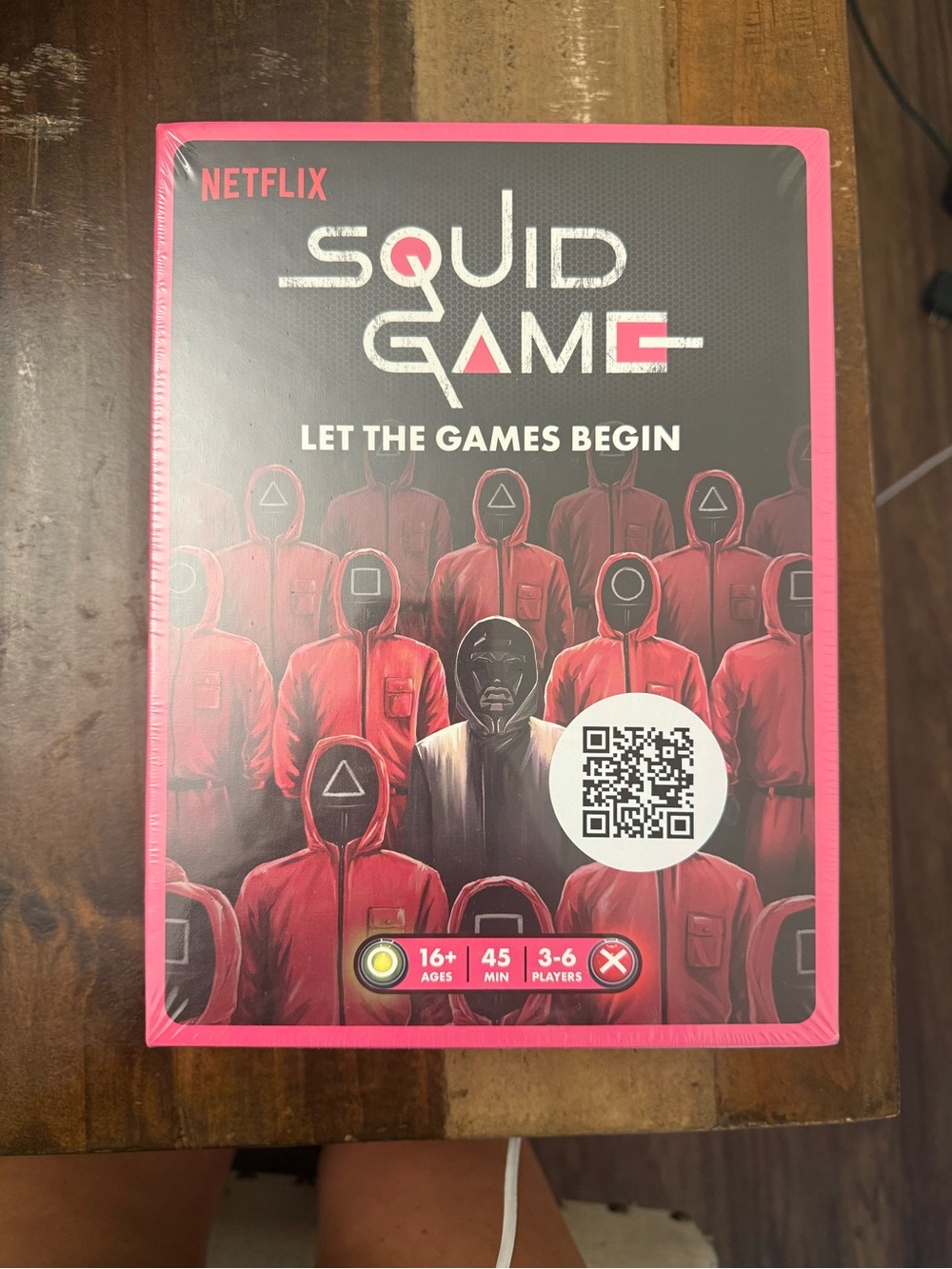 Netflix Squid Game Board Game - Pink and Black Artwork